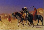 Jean-Leon Gerome Arabs Crossing the Desert Sweden oil painting artist
